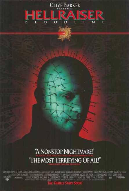 Hellraiser 4: Bloodline Movie Poster Print (11 x 17) - Item # MOVID6796