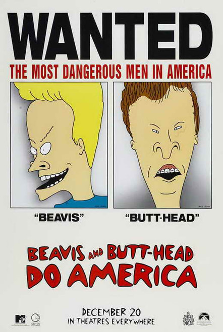 Beavis and Butt-Head Do America Movie Poster Print (27 x 40) - Item # MOVIJ1454
