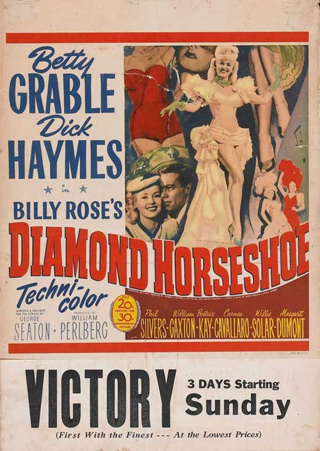 Diamond Horseshoe Movie Poster Print (11 x 17) - Item # MOVIB95443