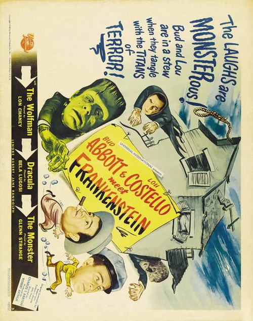 Bud Abbott Lou Costello Meet Frankenstein Movie Poster Print (11 x 17) - Item # MOVAI2274 Bud Abbott Lou Costello Meet Frankenstein Movie Poster Print (11 x 17) - Item # MOVAI2274