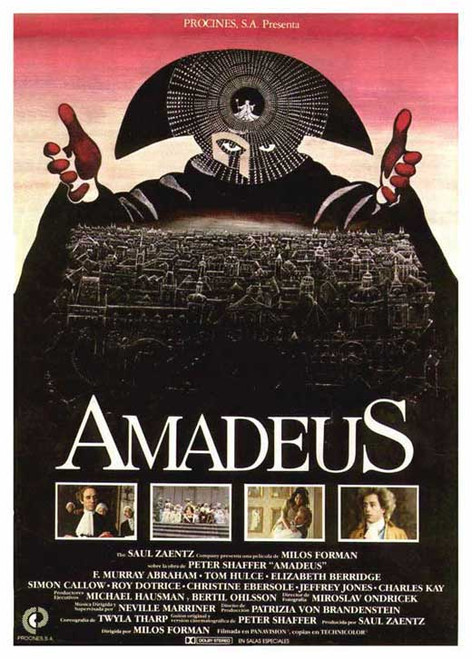 Amadeus Movie Poster Print (11 x 17) - Item # MOVAJ9348