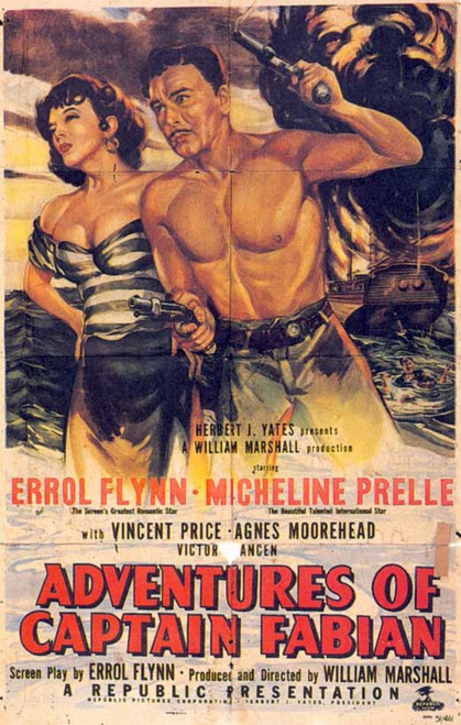 Adventures of Captain Fabian Movie Poster Print (11 x 17) - Item # MOVGG3170