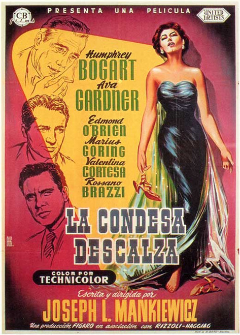 The Barefoot Contessa Movie Poster Print (27 x 40) - Item # MOVEH9638