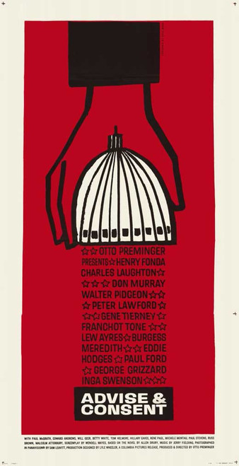 Advise and Consent Movie Poster Print (11 x 17) - Item # MOVCF9070