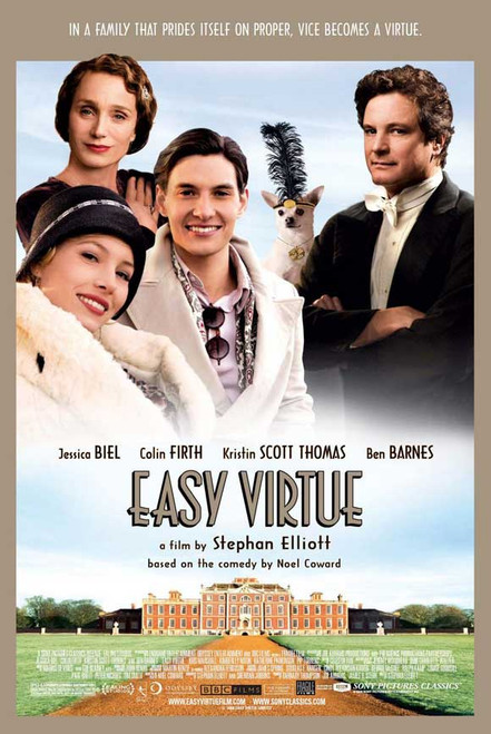 Easy Virtue Movie Poster Print (11 x 17) - Item # MOVEB00820