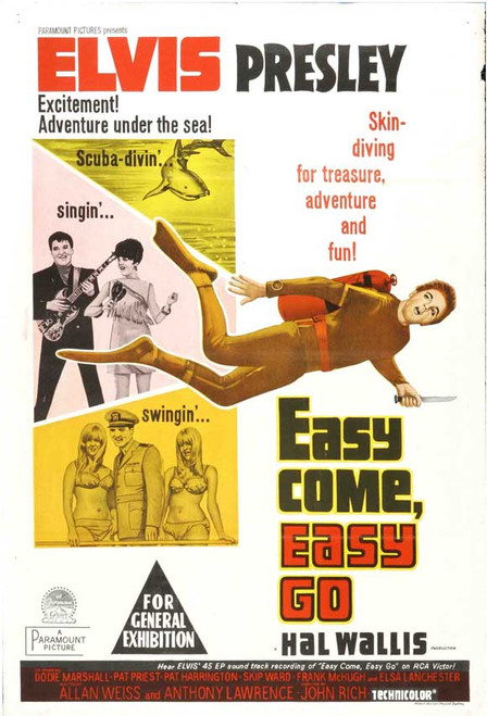 Easy Come Easy Go Movie Poster Print (27 x 40) - Item # MOVIB45410