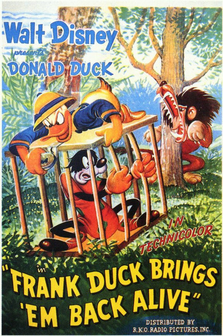 Frank Duck Brings 'em Back Alive Movie Poster Print (11 x 17) - Item # MOVID7954