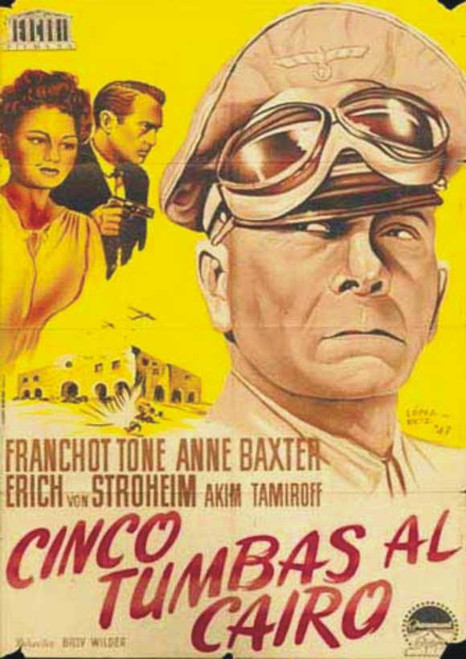 Five Graves to Cairo Movie Poster Print (11 x 17) - Item # MOVIJ8677