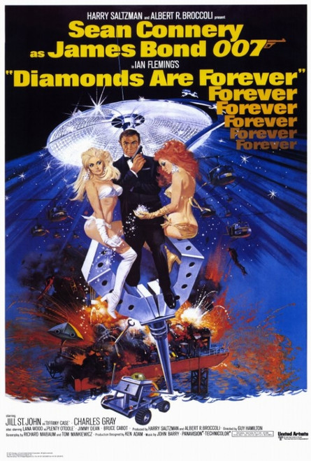 Diamonds Are Forever Movie Poster Print (27 x 40) - Item # MOVAF6198