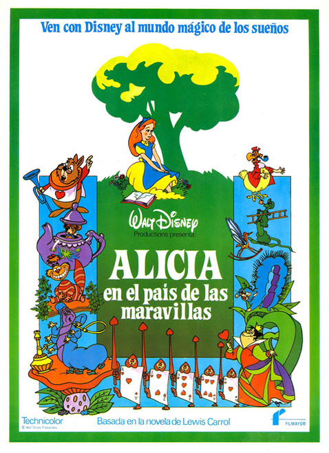 Alice in Wonderland Movie Poster Print (11 x 17) - Item # MOVAI1545