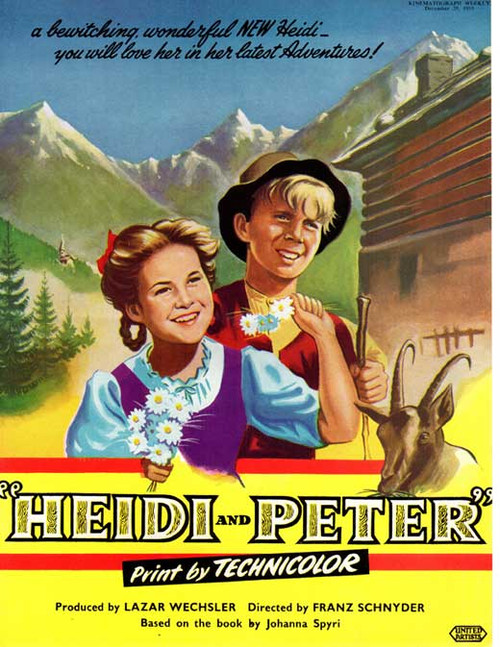 Heidi and Peter Movie Poster Print (11 x 17) - Item # MOVAB96155