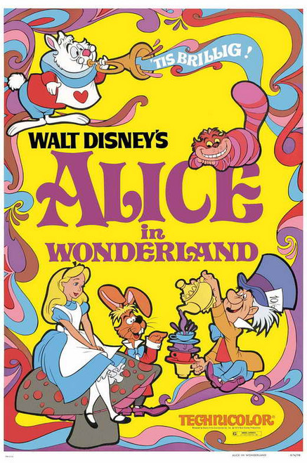 Alice in Wonderland Movie Poster Print (11 x 17) - Item # MOVAI4688