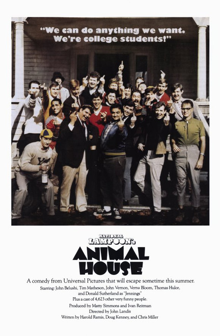 National Lampoon's Animal House Movie Poster Print (27 x 40) - Item # MOVCB41660