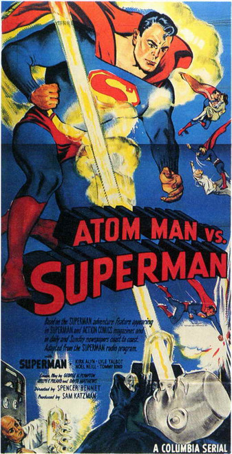 Atom Man vs. Superman Movie Poster Print (11 x 17) - Item # MOVED6990