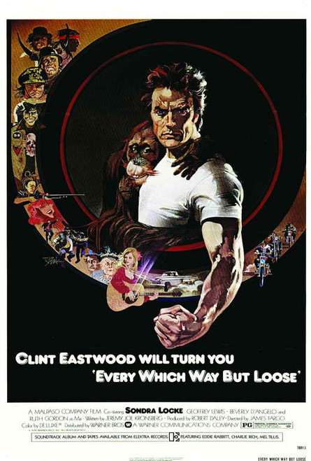 Every Which Way But Loose Movie Poster Print (27 x 40) - Item # MOVAF8440