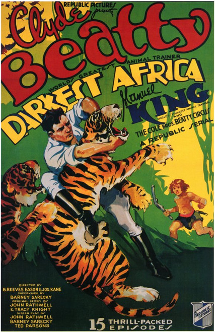 Darkest Africa Movie Poster Print (11 x 17) - Item # MOVCE2017