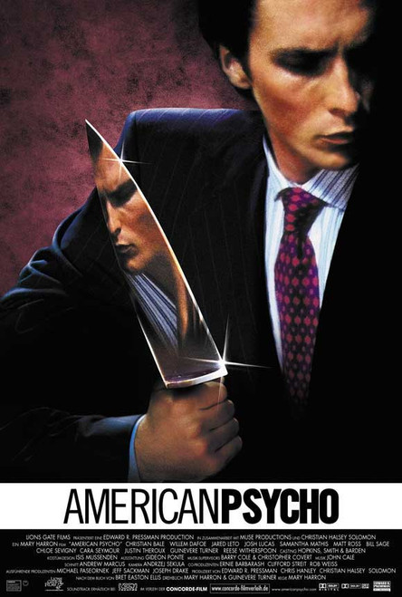 American Psycho Movie Poster Print (11 x 17) - Item # MOVAJ0502