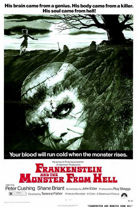 Frankenstein and the Monster from Hell Movie Poster Print (11 x 17) - Item # MOVAD3887
