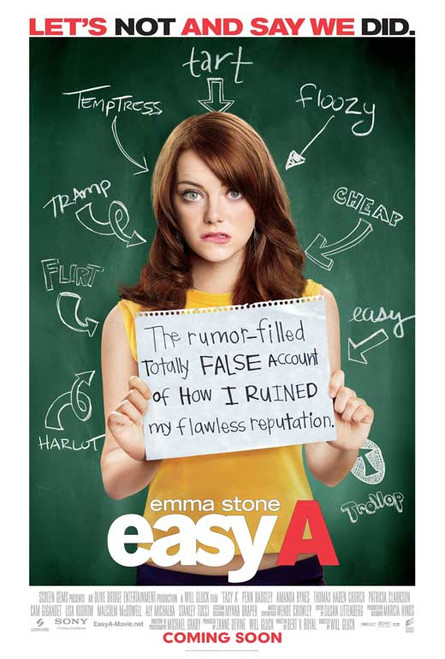 Easy A Movie Poster Print (27 x 40) - Item # MOVAB65211