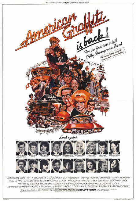 American Graffiti Movie Poster Print (27 x 40) - Item # MOVIF7326