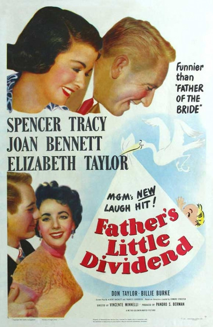 Father's Little Dividend Movie Poster Print (27 x 40) - Item # MOVIJ9174