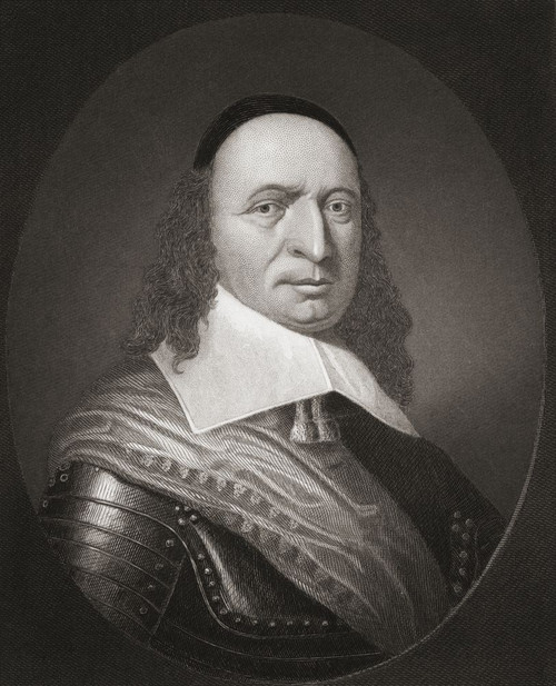 Peter Stuyvesant, c._1612 � 1672, aka Petrus. Last Dutch Director-General of the colony of New Netherland from 1647 until it was ceded provisionally to the English in 1664, after which it was renamed New York. Poster Print by Ken Welsh (12 x 15)