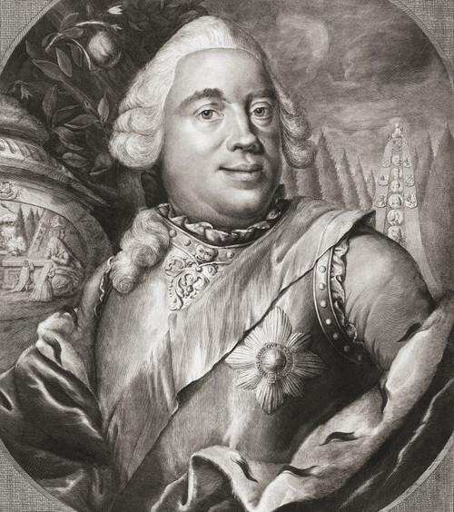 William IV, Willem Karel Hendrik Friso, 1711 � 1751,  Prince of Orange.  After a 19th century print. Poster Print by Ken Welsh (14 x 16)