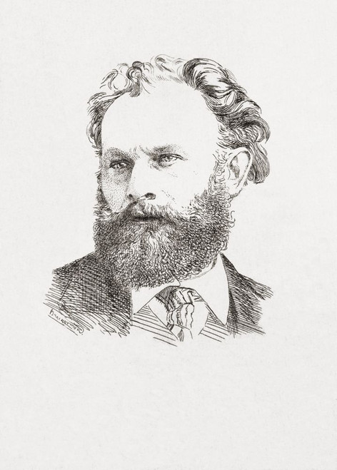 ∩┐╜douard Manet, 1832 - 1883.  French artist.  After a work by Felix Bracquemond. Poster Print by Ken Welsh (11 x 16)