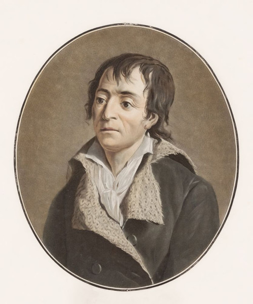 Jean-Paul Marat, 1743 �1793.  French physician, scientist, radical journalist and politician during French Revolution.  From a print by Pierre Michel Alix after the painting by Jean Fran�ois Garnerey. Poster Print by Ken Welsh (12 x 15)