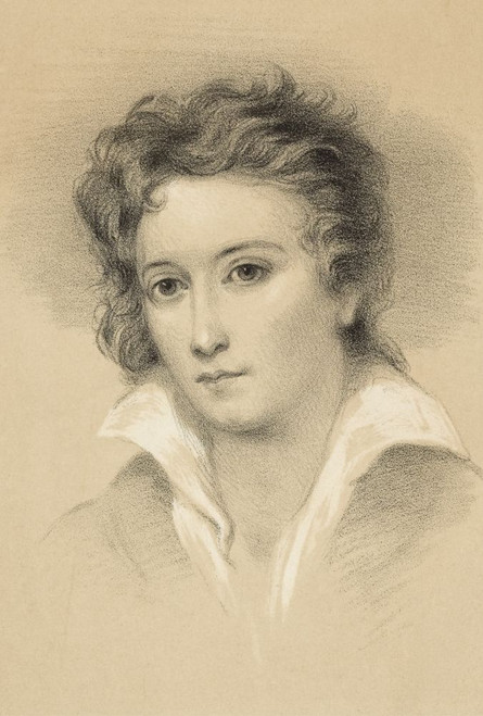 Percy Bysshe Shelley, 1792 � 1822.  English poet, dramatist, essayist, novelist.  After a work by J.A. Vinter from the painting by Alfred Clint. Poster Print by Ken Welsh (12 x 18) Percy Bysshe Shelley, 1792 � 1822.  English poet, dramatist, essayist, novelist.  After a work by J.A. Vinter from the painting by Alfred Clint. Poster Print by Ken Welsh (12 x 18)