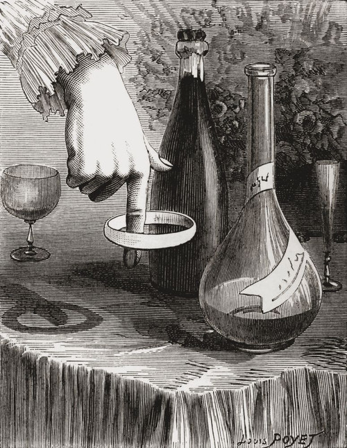 A simple demonstration of centrifugal force.  After a 19th century work by Louis Poyet. Poster Print by Ken Welsh (12 x 15)
