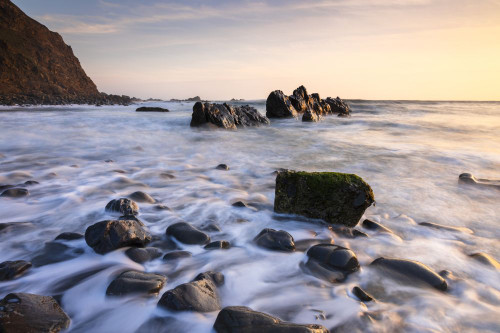 Duckpool on the Hartland heritage coast of south west England. Poster Print by Loop Images Ltd. (20 x 13)