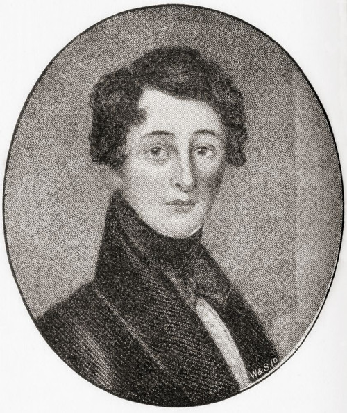 Charles John Huffam Dickens, 1812 ∩┐╜  1870.  English writer and social critic.  Seen here aged 18.  From The Strand Magazine, published January to June, 1894. Poster Print by Hilary Jane Morgan (12 x 15)