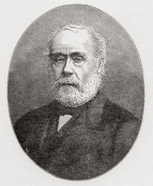 Sir Joseph Whitworth, 1st Baronet, 1803 � 1887. English engineer, entrepreneur, inventor and philanthropist.  From Great Engineers, published c.1890 Poster Print by Ken Welsh (13 x 15)