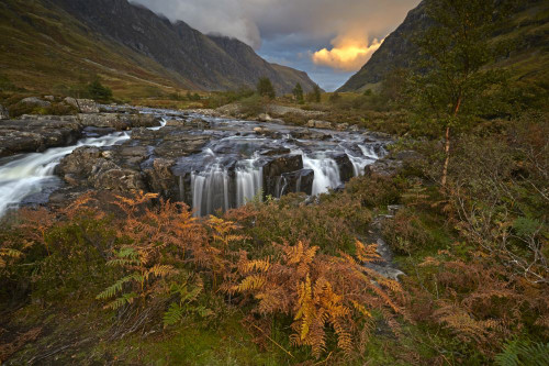The River Coe at Clachaig Falls in Glen Coe. Poster Print by Loop Images Ltd. (18 x 12)