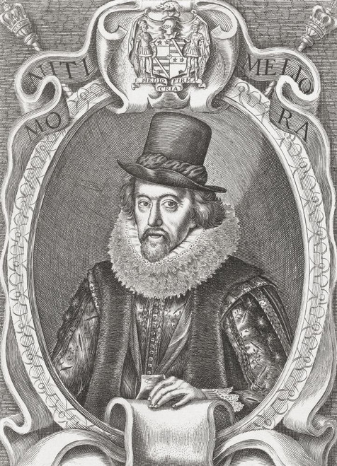 Francis Bacon, 1st Viscount St Alban, 1561 -  1626.  English philosopher and statesman. Poster Print by Ken Welsh (12 x 16)