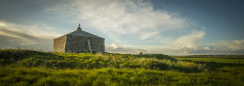 St Aldhelms Chapel near Swanage in Dorset. Poster Print by Loop Images Ltd. (24 x 8)