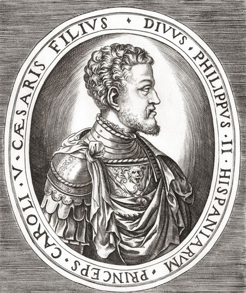 Philip II, 1527-1598. King of Spain. Felipe II. Poster Print by Ken Welsh (14 x 16)