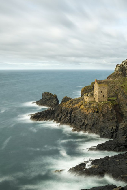 Botallack Mine in West Cornwall. Poster Print by Loop Images Ltd. (13 x 20)