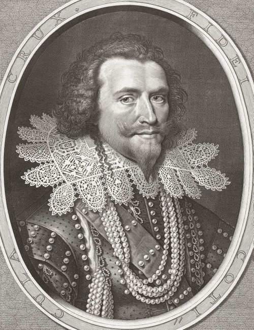 George Villiers, 1st Duke of Buckingham, 1592 to 1628. English courtier, politician and favourite of King James I of England. Poster Print by Ken Welsh (13 x 17)