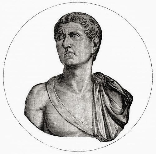 Germanicus Julius Caesar, 15 BC ∩┐╜  AD 19. Roman general.  From Cassell's Illustrated Universal History, published 1883. Poster Print by Ken Welsh (15 x 15)