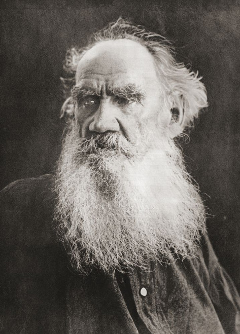 Count Lev Nikolayevich Tolstoy, 1828 - 1910, aka Leo Tolstoy.  Russian writer.  After a contemporary print. Poster Print by Ken Welsh (12 x 16)