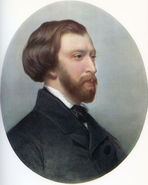Alfred Louis Charles de Musset-Pathay, 1810 -  1857.  French dramatist, poet and novelist.  After a contemporary print. Poster Print by Ken Welsh (12 x 15)
