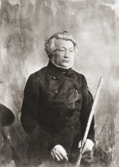 Adam Bernard Mickiewicz, 1798 - 1855.  Polish poet, dramatist, essayist, publicist, translator, professor of Slavic literature and political activist. After a contemporary print. Poster Print by Ken Welsh (12 x 16)