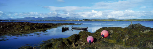 Connemara From Roundstone, Twelve Bens Mountains, Co Galway, Ireland Poster Print by The Irish Image Collection (34 x 11)