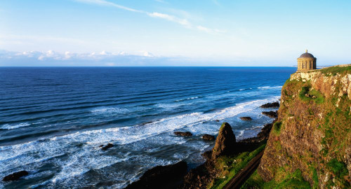 Mussenden Temple; County Derry, Ireland Poster Print by The Irish Image Collection (23 x 12)