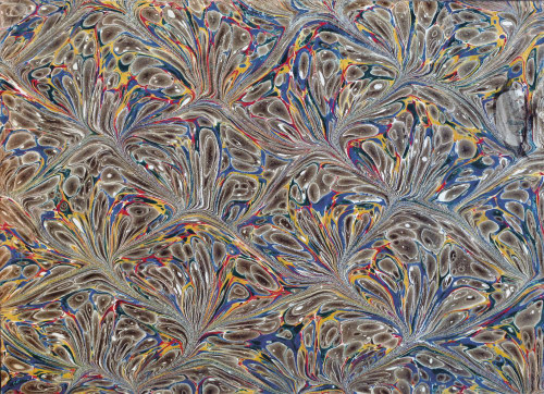 Decorative end paper from nineteenth century book. Poster Print by Ken Welsh (16 x 11)