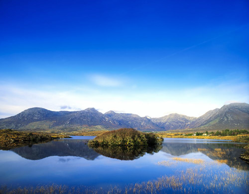 Connemara, Co Galway, Ireland; Lake Near Recess Poster Print by The Irish Image Collection (17 x 13)