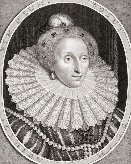 Elizabeth I, 1533 - 1603. Queen of England. Poster Print by Ken Welsh (13 x 17)