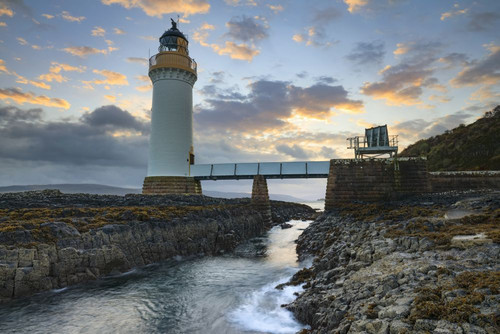 Rubha nan Gall Lighthouse captured shortly after sunrise. Poster Print by Loop Images Ltd. (20 x 13)
